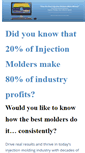 Mobile Screenshot of injectionmoldingprofits.com